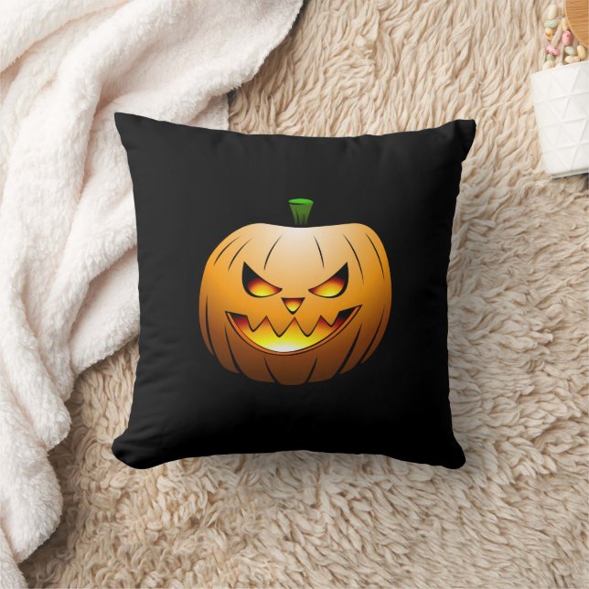 Cojín Decorativo Hora de Halloween con Jack O'lantern (Manta)