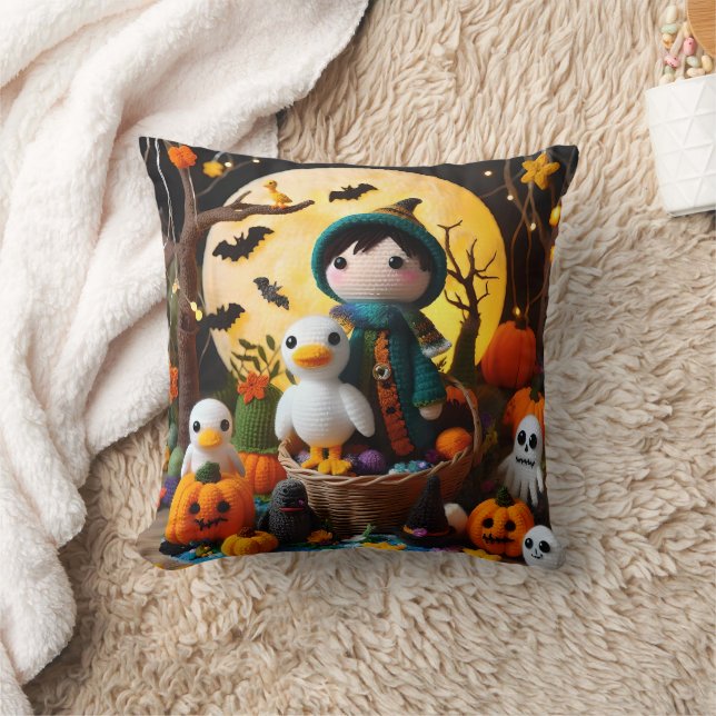 Cojín Decorativo Hora de Halloween (para él) (Manta)