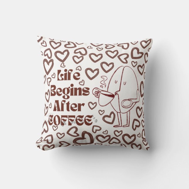 Cojín Decorativo Hora del café (Anverso)
