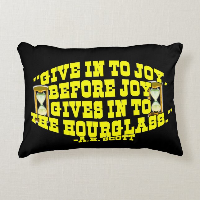 Cojín Decorativo Horario (Anverso)