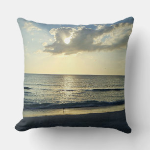 Cojín Decorativo Horizonte Dorado al Amanecer