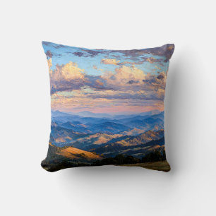 Cojín Decorativo Horizontes Azules Interminables