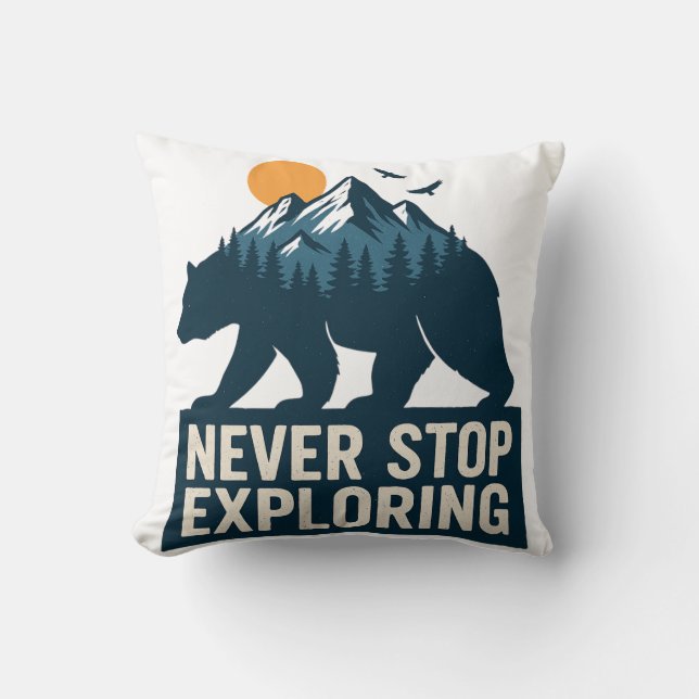 Cojín Decorativo Horizontes salvajes (Anverso)