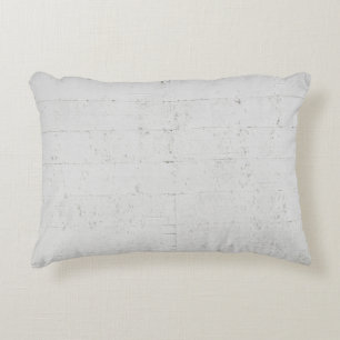 Cojín Decorativo Hormigón de hormigón pintado de blanco