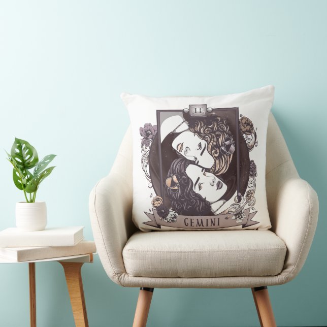 Cojín Decorativo Horóscopo - GEMINI (Silla)