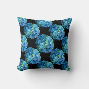Cojín Decorativo Hortensia Azul