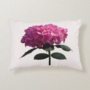 Cojín Decorativo Hortensia Rosa Delicada