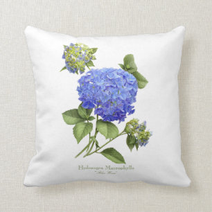 Cojín Decorativo Hortensias Azules