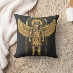 Cojín Decorativo Horus con Disco Solar