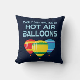 Cojín Decorativo Hot Air Balloons Funny Quote