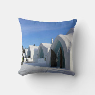 Cojín Decorativo Hotel de Glace, Quebec, Canadá