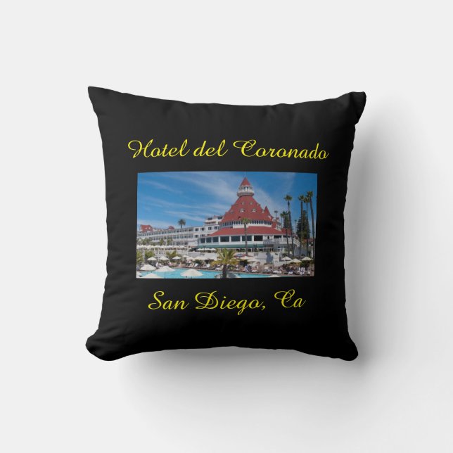 Cojín Decorativo Hotel del Coronado (Anverso)