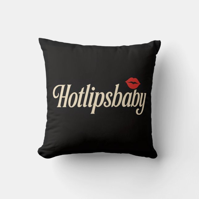 Cojín Decorativo Hotlipsbaby Rock ’n’ Roll Pillow - (Anverso)
