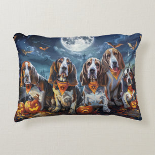 Cojín Decorativo Hound Halloween Basset Spooky