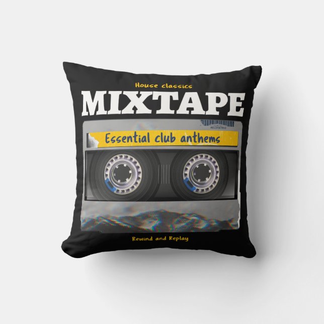 Cojín Decorativo House Classics Mixtape Club Anthems (Anverso)