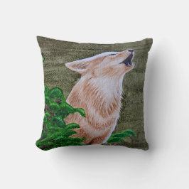 Cojín Decorativo Howling Coyote