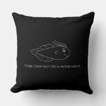 Hoy tengo el pelo como un renacuajo de carreras