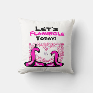 Cojín Decorativo hoy volemos a flamingle T-Shirt