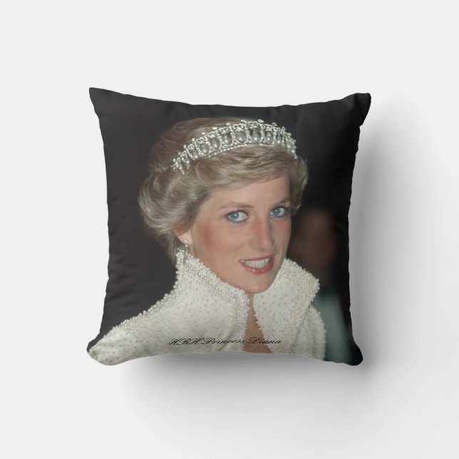 Cojín Decorativo HRH Princess Diana (Anverso)