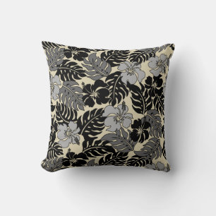 Cojín Decorativo Huakini Bay Hawaiian Hibiscus Vintage Floral