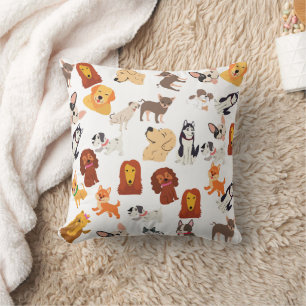Cojín Decorativo Huele a perros divertidos