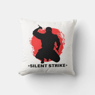 Cojín Decorativo Huelga silenciosa - Diseño de Ninja