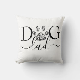 Cojín Decorativo Huella de papá perro
