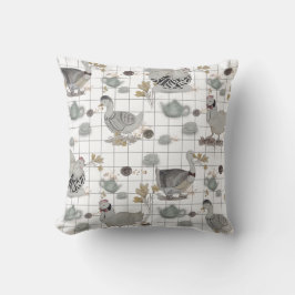 Cojín Decorativo Huella de pollo Haute Couture