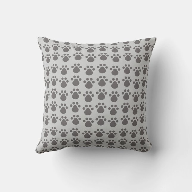 Cojín Decorativo Huellas de patas (Reverso)