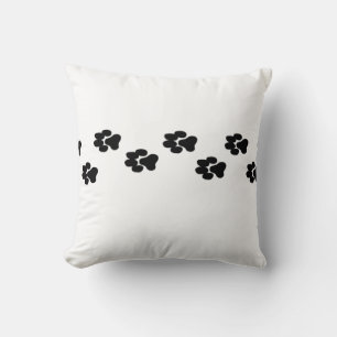 Cojín Decorativo Huellas de patas rosadas