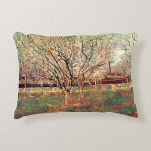 Cojín Decorativo Huerto en Flor, Ciruelos por Vincent van Gogh