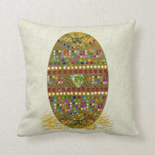 Cojín Decorativo Huevo de Pascua Jeweled