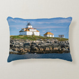 Cojín Decorativo Huevo Rock Lighthouse Bar Harbour Maine Accent Pil