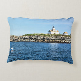 Cojín Decorativo Huevo Rock Lighthouse Bar Harbour Maine Accent Pil