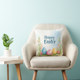 Cojín Decorativo Huevos de Pascua de Moda Colección Hermosa
