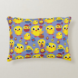 Cojín Decorativo Huevos de Pascua Retro Hatch