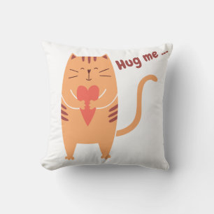 Cojín Decorativo Hug Me Cat Funny