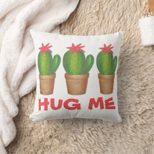 Cojín Decorativo HUG ME PURO Cactus Verde Cacti Flower Pot