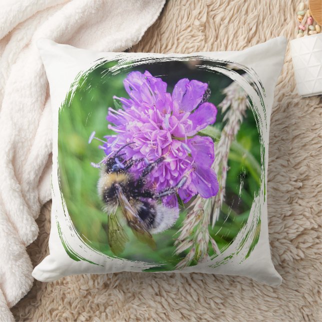 Cojín Decorativo Hummeltraum – Zierkissen mit Naturfoto (Manta)