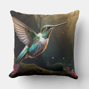 Cojín Decorativo Hummingbird Animal Bird Wilderness Art