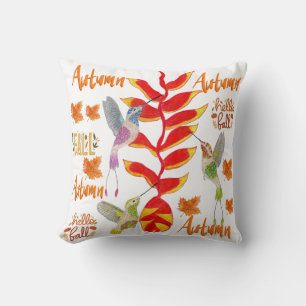 Cojín Decorativo Hummingbird Otoño/Otoño