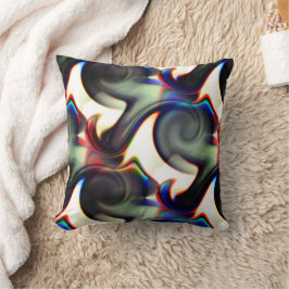 Cojín Decorativo Humo oscuro o hueco espiral con colores