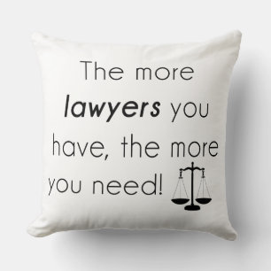 Cojín Decorativo Humor de abogados
