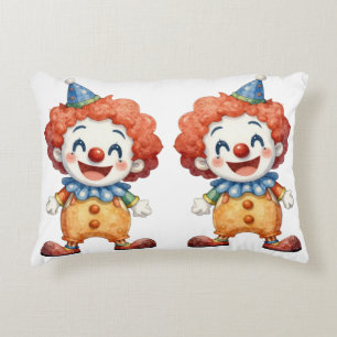 Cojín Decorativo Humor de Circo de Payasos