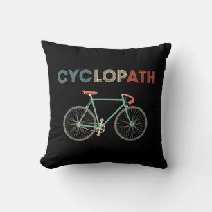 Cojín Decorativo Humor divertido ciclista de bicicleta Cyclopath