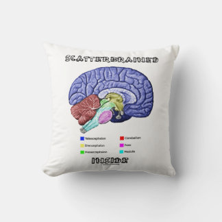Cojín Decorativo Humor geek de cerebro deslumbrado