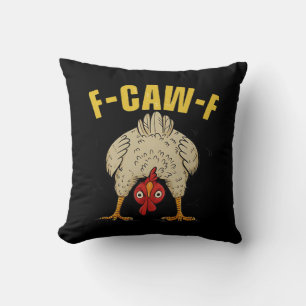 Cojín Decorativo Humor Gótico Cuervo Estilo Estético Divertido F-Ca