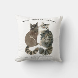 Cojín Decorativo Humor sobre envejecer para amigos amantes de los g