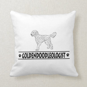Cojín Decorativo Humorístico Goldendoodle