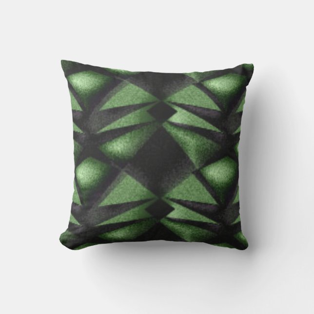 Cojín Decorativo Hunter Green Indian Design (Anverso)